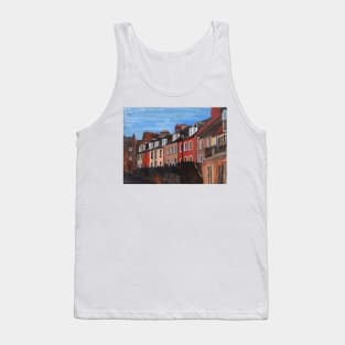 South Queensferry Row Of Houses , Scotland Tank Top